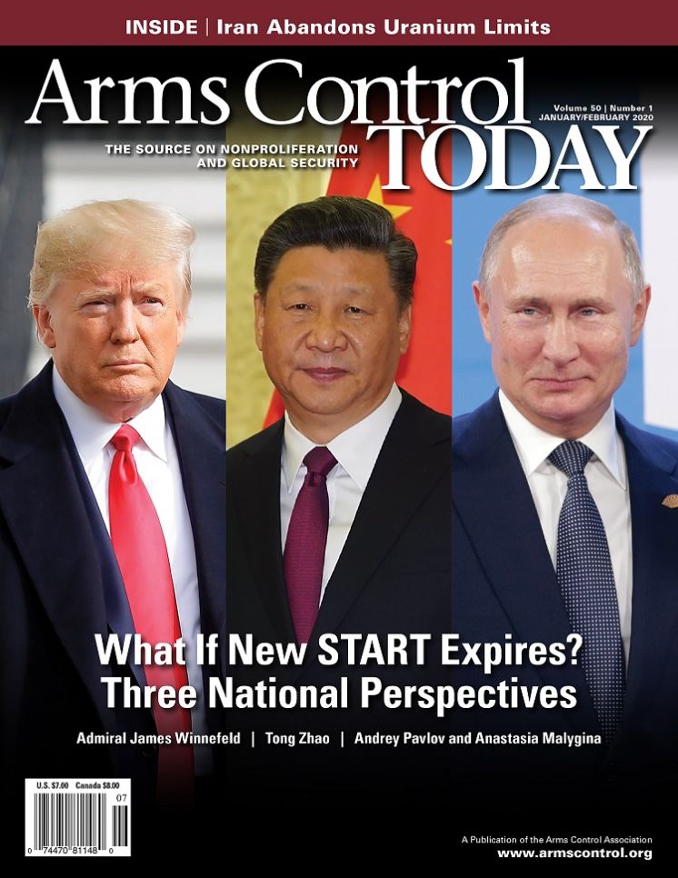 Arms Control Today, Краткий обзор новостей Январь-февраль 2020 г.